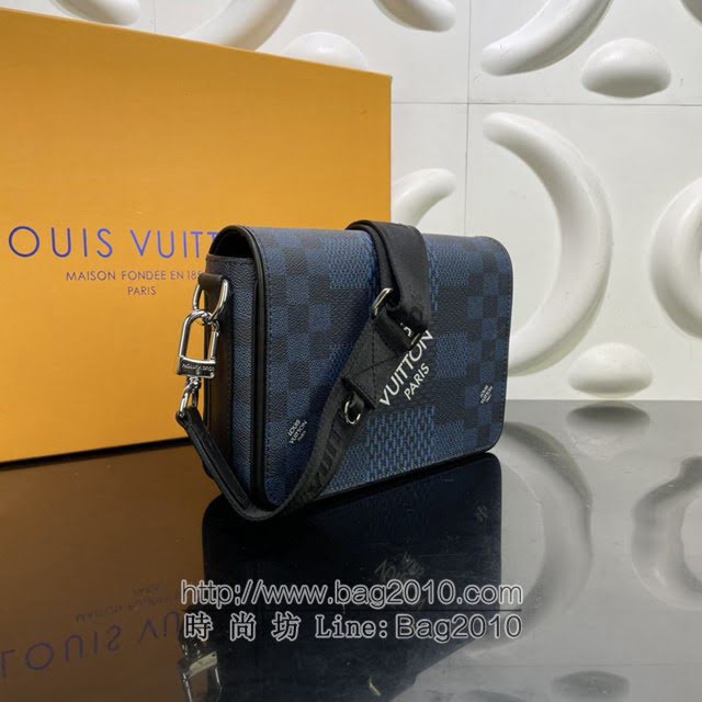 Louis Vuitton新款男包 路易威登Studio邮差包单肩包 LV男士斜挎包  ydh4211